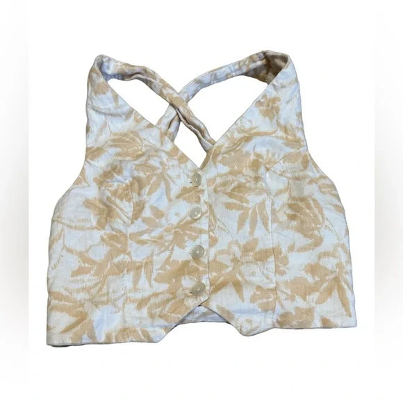 Abercrombie & Fitch Linen Blend Vest Top - Picture 2 of 5